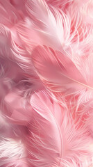 Fototapeta premium pastel colored feathers