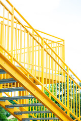 Building metal constructions, stairs, outdoor