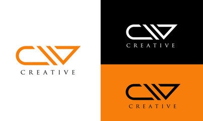 CW Letters Logo , CW logo idea ,Cw logotype, cw logo design ,Cw Logo Modren