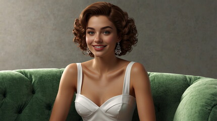 Fototapeta premium portrait of a woman