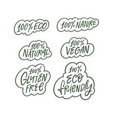 Promote eco-friendly labels for vegan, gluten free, and natural products to support sustainability