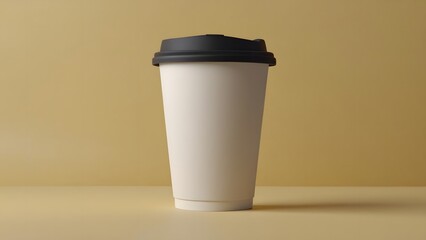 white paper coffee cup mock up