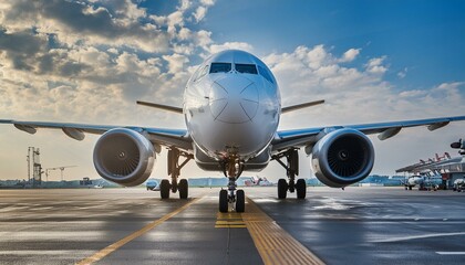 airplane at the airport