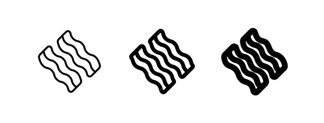 Editable bacon vector icon. Part of a big icon set family. Perfect for web and app interfaces, presentations, infographics, etc