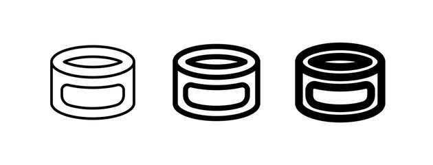 Editable canned food vector icon. Part of a big icon set family. Perfect for web and app interfaces, presentations, infographics, etc