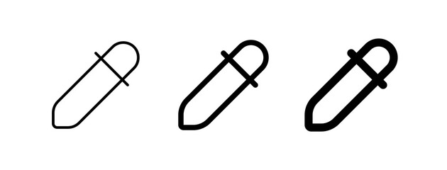 Editable eyedropper, color picker vector icon. Part of a big icon set family. Perfect for web and app interfaces, presentations, infographics, etc