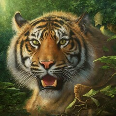 Fototapeta premium A mythical tiger