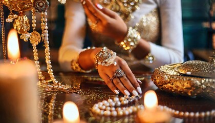 Obraz premium rings in hands