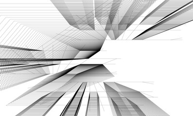 architecture building 3d  vector illustration