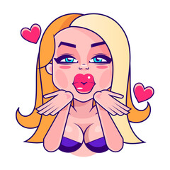 Beautiful woman face with closed eyes fashion illustration on white background for modern card design, print, beauty make up and cosmetics sale banners. Girl head vector watercolor drawing sketch.