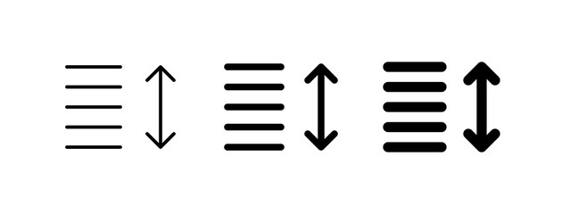 Editable sort data vector icon. Part of a big icon set family. Perfect for web and app interfaces, presentations, infographics, etc