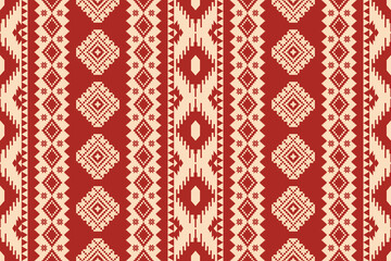 Aztec Navajo pattern. Vector Aztec Navajo geometric shape seamless pattern background. The geometric southwest pattern is used for fabric, textile, home decoration elements, upholstery, and wrapping.