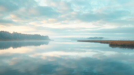 Tranquil body of water up north