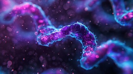 microscopic view of virus