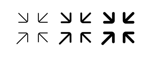 Editable vector exit full screen icon. Part of a big icon set family. Perfect for web and app interfaces, presentations, infographics, etc