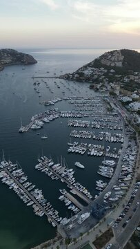 Aerial video over Avinguda de Gabriel Roca i Garc&iacute;as, Palma de Mallorca island, Spain