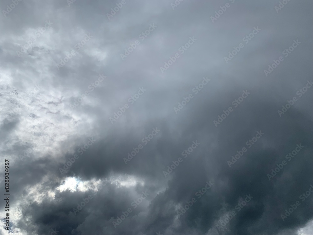 Wall mural storm clouds timelapse