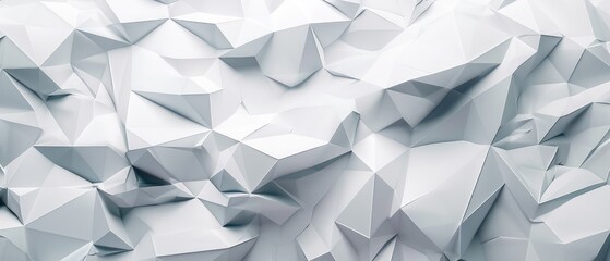 Obraz premium white abstract polygon texture on gray background for design flyer bussines backdrop card invitation template