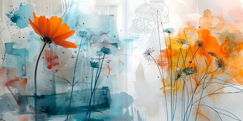 Collage of art journaling as a therapeutic tool for selfreflection and mindfulness. Concept Art Journaling, Therapeutic Tool, Self-Reflection, Mindfulness, Collage Art