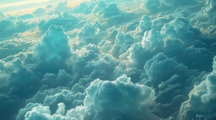 Fototapeta premium Sky full of clouds