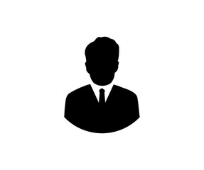 Business man flat icon. Businessman icon concept, man icon in trendy flat style, symbol for your web site vector design and illustration.

