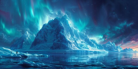 Majestic Antarctic Beauty, generative ai
