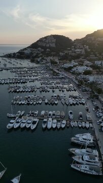 Aerial video over Avinguda de Gabriel Roca i Garc&iacute;as, Palma de Mallorca island, Spain