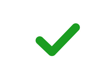 green check mark on white round circle transparent background png file type ui android web ios app website design © Photix Studio