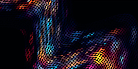 Obraz premium Abstract colorful halftone texture dots pattern. vector