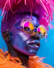  creative portrait of black gay