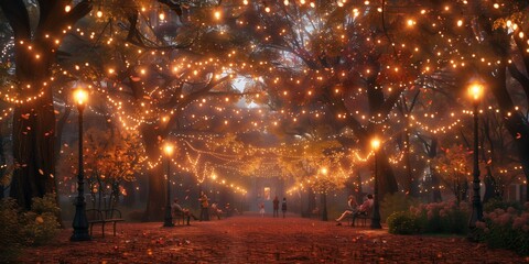 Street Serenade in the Park, generative ai