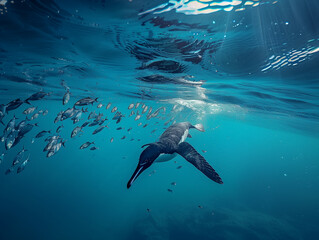 Naklejka premium Ocean world