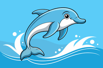 a dolphin jumping out of the water