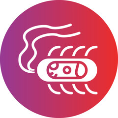 Bacteria Icon Style