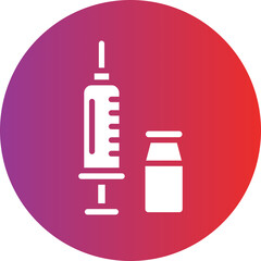 Vaccination Icon Style