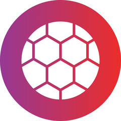 Obraz premium Soccer Ball Icon Style