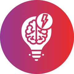 Fototapeta premium BrainStorm Icon Style