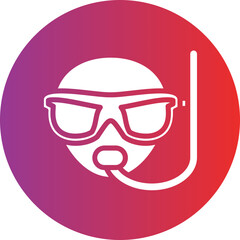 Scuba diving Icon Style
