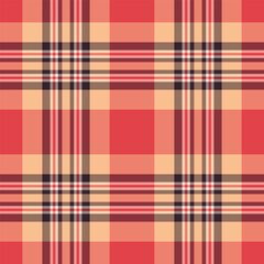 Vector textile check of pattern background seamless with a plaid fabric texture tartan.