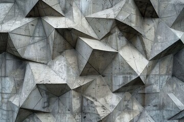Abstract geometric background of the concrete