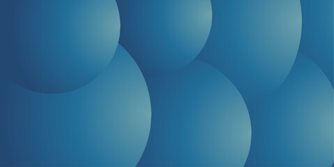 Blue Bubble Circle Shape Gradient Background 
