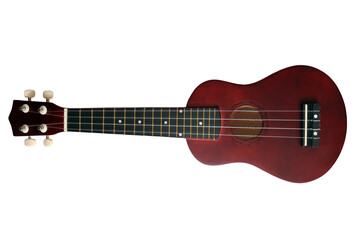 Ukulele isolated on white background