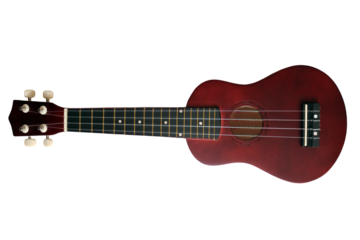Ukulele isolated on white background