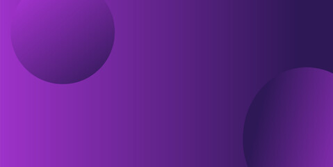 purple gradient background with circles
