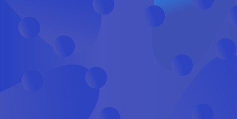 Blue Circle Abstract Geometri Shape Gradient Background 