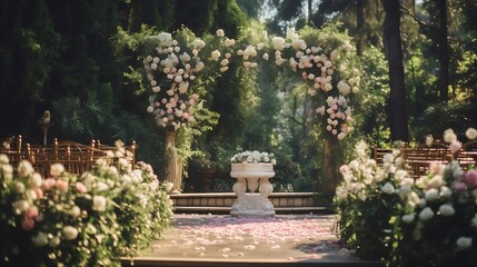 Bustling farmers market with vendors selling fresh fruits and vegetables