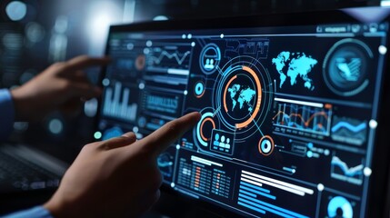 Obraz premium Business, Finance and Investment Concepts: search engine optimization concept concept of digital online marketing