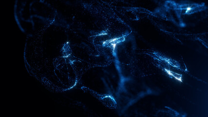 Abstract elegant luxury glittering particle background 