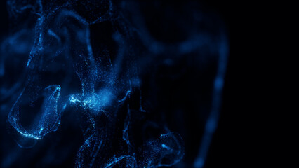 Abstract elegant luxury glittering particle background 