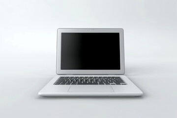 Young technician troubleshooting network issues on a laptop connected to a server, highlighting the importance of IT maintenance